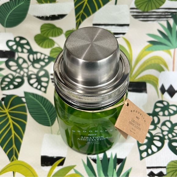 Brooklyn Libation Association 5 Piece Cocktail Mason Jar Shaker Bartendender Set - Picture 13 of 16